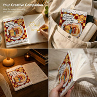 A5 Fruit Cartoon Hardcover Notebook Diary with Color Pages
