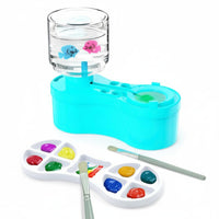 Easy to Clean Circulating Water Brush Cleaner All-in-1 Design Paint Brush Cleaner Multi-Functional for Artists, Kids, Studio, Home, Outdoors