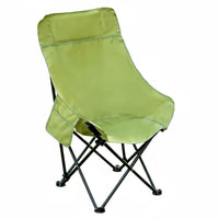 Easy Setup High Back Camping Chair Ergonomic Design High Back Folding Chair Stable Structure Breathable Material for Artists, Fishermen, Fishing, Backyard