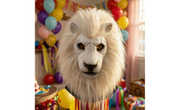 Full-Face Lion Head Mask One-Size Lion Mask Long-Lasting Lightweight for Halloween, Cosplay