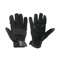 Duty Work Gloves Wear-Resistant Full-Finger Gloves Adjustable Wrist Strap Guarding Equipment for Life-Saving Workers, Construction