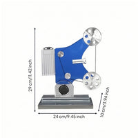 Film Display Device Model Retro Vintage Display Device Model Silver-Toned Desktop Decoration for Collectors, TV Cabinet, Bookshelf