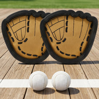 2 Pieces Outdoor Self-Stick Toss and Catch Paddle Game Set Long-Lasting Toss and Catch Paddle Set Sturdy Toy Portable for Family