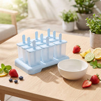 Ice Lolly with Sticks Flexible Ice Lolly Tray with Sticks Compact Kitchenware for Summer Parties, Home Kitchen