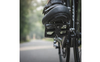 Triple-Bearing Pedals with Carbon Fiber Body Non-Slip Platform Pedals Sealed Bearings Wide for Mountain Bikers, Cyclists, Outdoor Riding, Road Cycling