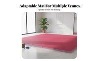 Wrestling Mat Anti-Slip Fighting Arts Training Mat Shock Absorbing Sports Flooring for Wrestlers, Athletes, Competition Arena, Dojo, School