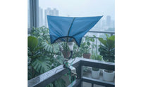 Balcony Rain Collector with Clamp Efficient for Patio, Gardeners