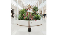 Artificial Potted Plant Tall Fake Plant with Pot Low-Maintenance Artificial Tree for Entryway, Office, Lobby