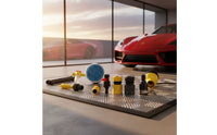 Rotating Car Wash Brush High Pressure Long Handle Car Wash Mop Scratch Chenille for Driveway