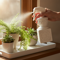 French Roman Column Style Plant Mister with Pressurized Sprayer for Indoor/Outdoor Plants