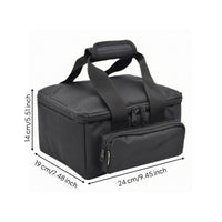 Calibration Instrument Bag Black Handheld Storage Top of Bag Handle Carrying Case