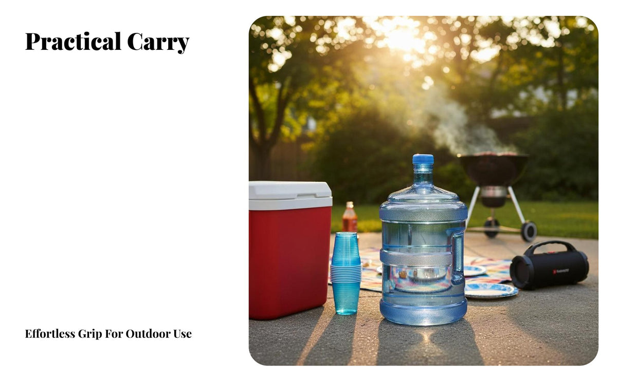 Reusable Water Jug Food Grade Large Capacity Water Container Leakproof Heavy-Duty Jug for Office, Camping, Emergency
