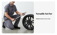 Labor-Saving Telescopic Lug Wrench Portable Telescoping Lug Wrench Easy Storage for Mechanics, DIYers, Roadside Emergency, Auto Shop, Garage