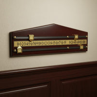 Wooden Snooker Scorer Solid Wood Snooker Scoreboard Vintage Style Billiards Score Keeper for Man Cave, Pub