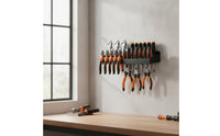 Wall-Mounted Tool Storage Rack Compact Screwdriver Organizer Organized for Shed