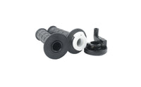 Anti-Slip Twist Throttle Assembly Textured Rubber Motorcycle Throttle Assembly Black Grip Set for Away-from-Road-Road