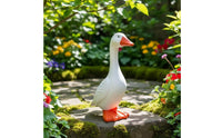 Compact Goose Statue