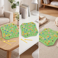 Interactive Flip Match Board Game Hands-on Matching Game with Chips Portable Toy Safe for Playroom