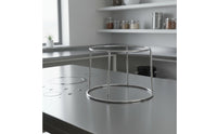 Stainless Steel Pot Rack Rustproof Pizza Pan Riser Wok Support Easy to Clean Wok Support Holder Versatile