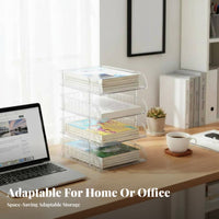 Multi-Compartment document Holder Layered Storage Book in conjunction with Pen holder