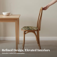 French design Woven Backrest Chair Nordic Inspired Dining Seating Retro Design Home Furnishing long-lasting Construction for Homeowners, Interior Designers, Restaurant Owners, Kitchen, Living Room, Bedroom, study alcove