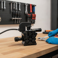 220V Car Washer Pump Head Assembly Handheld Pressure Washer Pump with Threaded Ports for DIYers