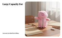 Capybara Soft Pencil Case Cute Design Capybara Pencil Case Large Capacity Soft Animal Pouch for Children, Students, School