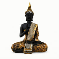 Buddha Statue Tabletop Thai Buddha Statue Decorative for Living Room, Entryway