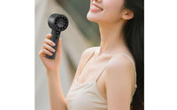 Handheld Cooling Fan Portable Ice Cooling Fan Adjustable Speed for Travel, Outdoor, Camping