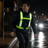 Adjustable Reflective Safety Vest Strap for Night Running Cycling
