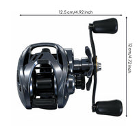 Long Cast DC Baitcasting Reel Lightweight Electronic Brake Reel Fast Retrieval for Lure Fishermen