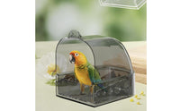 Bird Bath Container with Drawer Removable Cage Bird Bath Long-Lasting