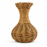 Handwoven Vase Farmhouse Woven Vase Boho Flower Holder for Shelves, Cafe