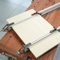 Multi-Directional Carpentry Clamp Easy Setup Four Direction Panel Clamp Heavy Duty Clamping Tool for Bench, Workshop