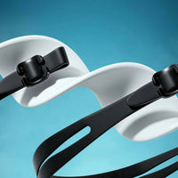 Integrated-Piece Design Swimming Goggles HD Vision Anti-Fog Swim Goggles Comfortable Fit Waterproof Swimming Glasses Leak-Proof for Adults, Men, Women