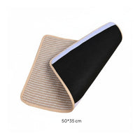 Long-Lasting Wall-Mounted Cat Scratching Pad Low Shedding Sisal Scratching Mat Stick-on Sisal Scratch Pad Multi-Functional for Cats, Walls, Floors