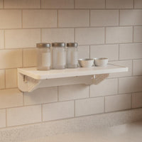 Wall Mounted Folding Shelf Heavy Duty No Floating Shelf for Entryway