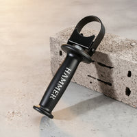 Adjustable Rotary Hammer Side Handle Ergonomic Mango De Martillo Perforador Heavy-Duty Grip with Clamping Collar Anti-Slip for DIYers, Professionals, Renovation Work, Workshop Repairs