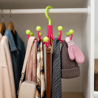 Dopamine Six-Claw Rotating Hanger for Wardrobe Organization
