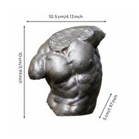 Headless Torso Sculpture Handmade Tabletop Torso Ornament Classical Design