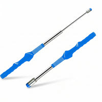 Metal Shaft Telescopic Golf Swing Training Stick Non-Slip Grip Retractable Golf Swing Practice Aid Compact