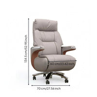 Executives Office Chair Padded Reclining Office Chair Caster Wheels