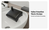 Comfortable Support Shampoo Bed Headrest Provides Comfort Salon Shampoo Bowl Pillow Waterproof for Hairstylists, Barber Shop, Beauty Parlor