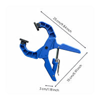 A-Shaped Clamp Metal Coil Lever Woodworking Clamp Black Contact Pads