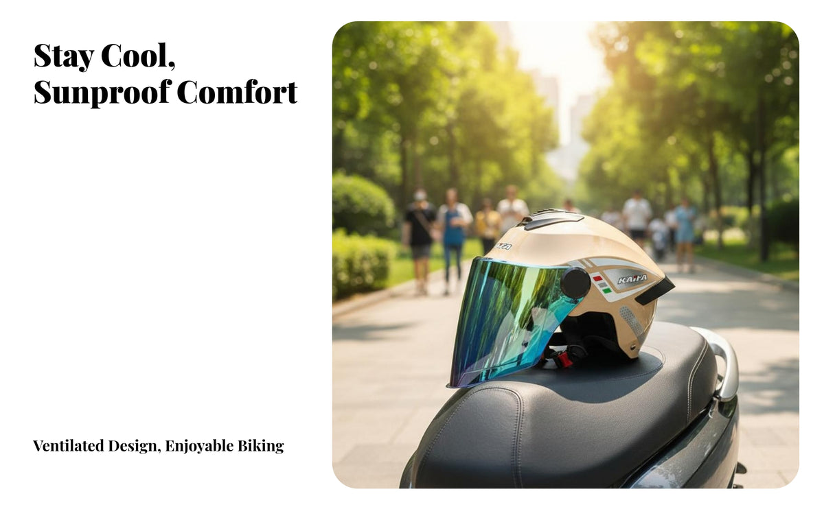 Double Visor Helmet 3C Certified Double Visor Sun Protection for Motorcyclists, Adults, Daily Commute, Leisure Rides, Highway Cruising