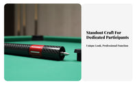 Carbon Fiber Cue Extender Quick Attach Carbon Fiber Pool Cue Extender Pool Stick Extension Lightweight Billiards Accessory