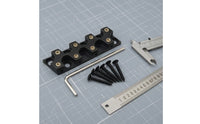 Neck-End-Only Guitar String Lock with Screws Electric Neck-End-Only Guitar String Lock Sturdy Hardware for Luthier