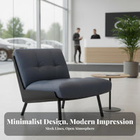 Minimalist Design Single Sofa Chair Modern & design Upholstered Tub Chair Soft Upholstery Seating Furniture long-lasting Frame for Interior Designers, Business Owners, Showroom, Reception Area, spa establishment, Hotel Lobby