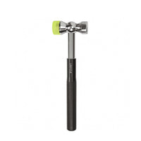 Stainless Steel Cycle Repair Hammer Titanium Alloy Double-Head Hammer Urethane Tips Impact Tool Knurled Grip
