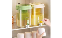 Faucet Design Cold Water Jug with Tap Wide Mouth Cold Beverage Container with Tap Large Capacity Beverage Container for Summer